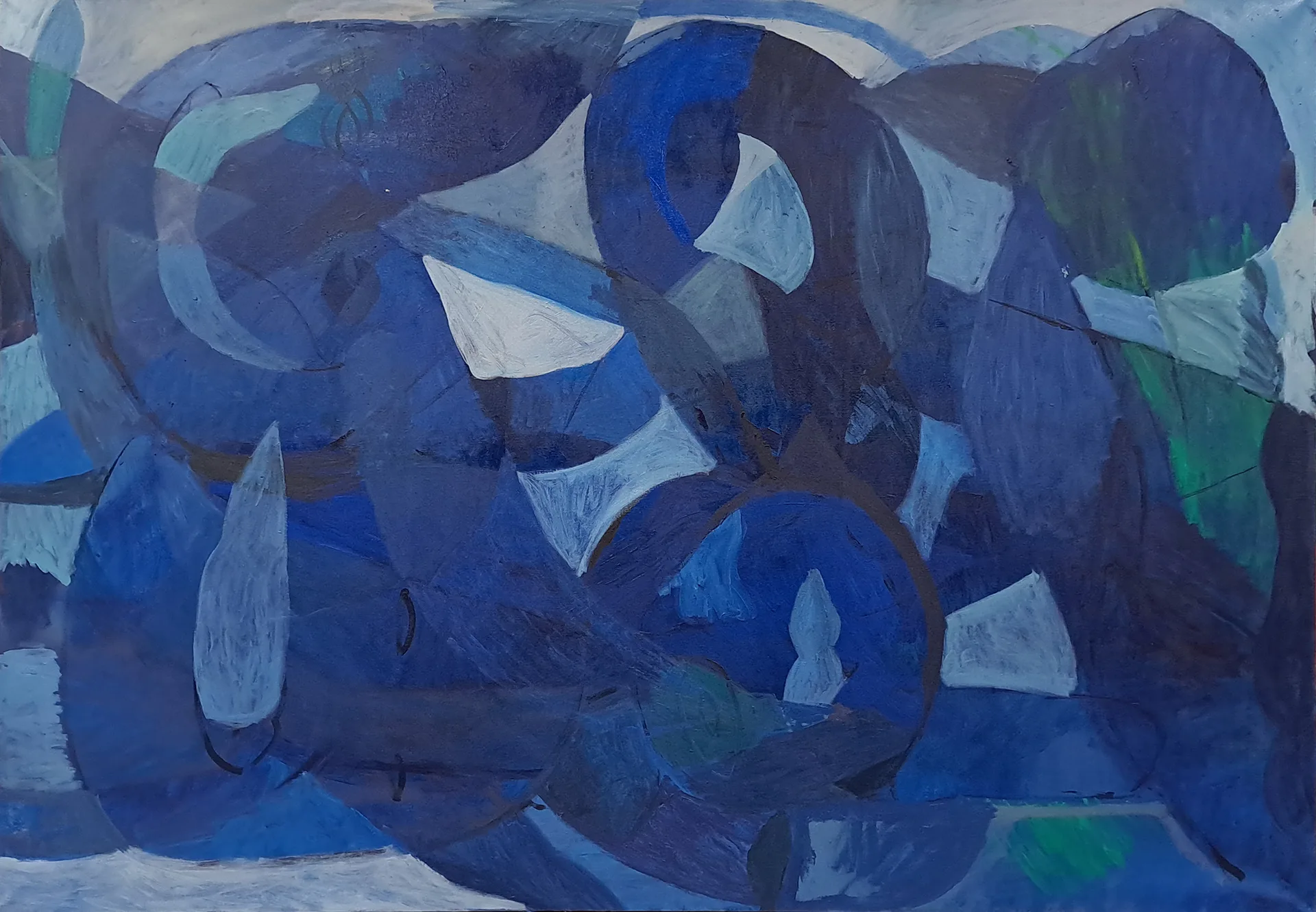 Piotr Kolanko Serpentine 200x140 mixed media 2023 Jaśło