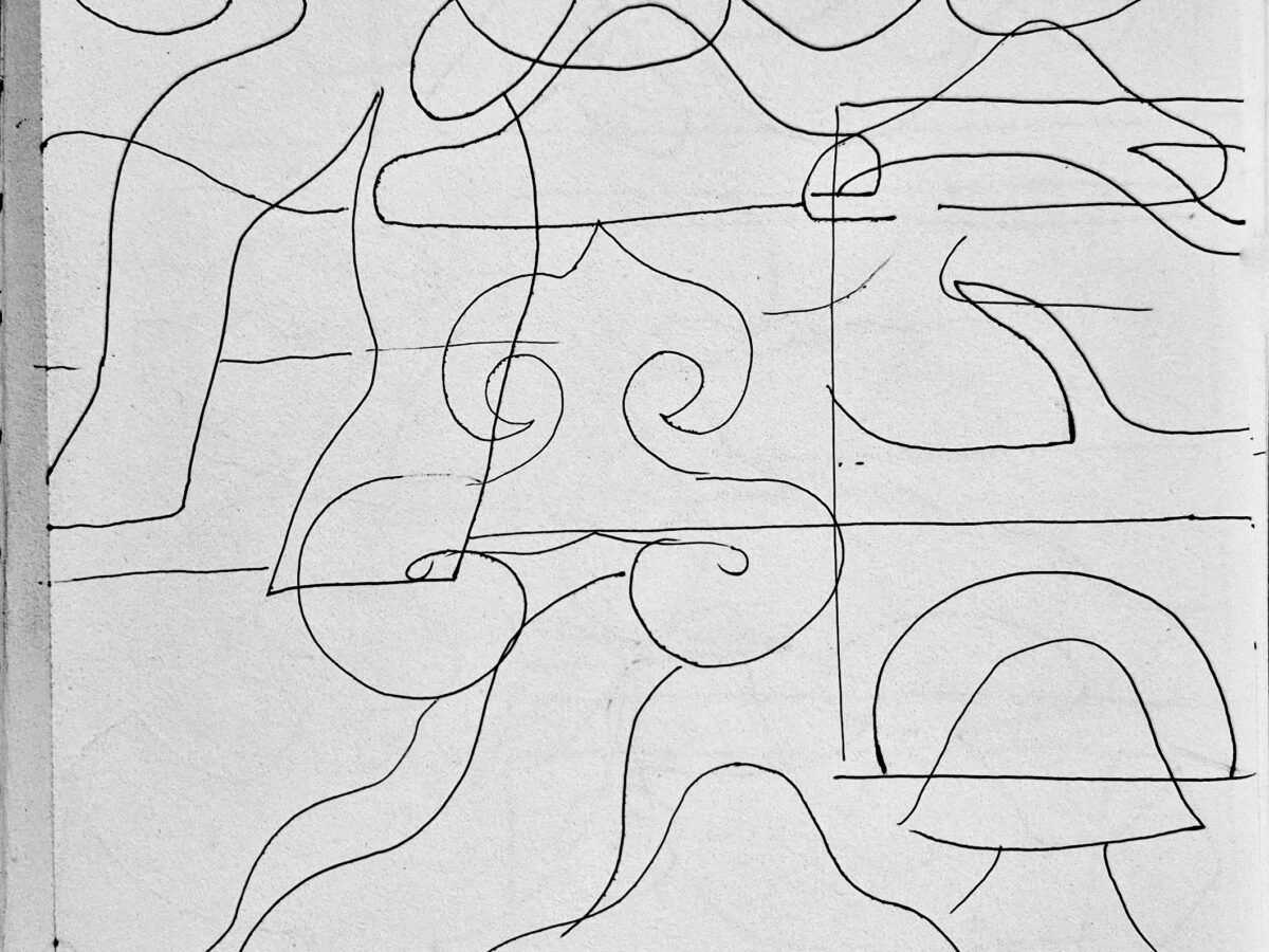Lack And White Sktech3